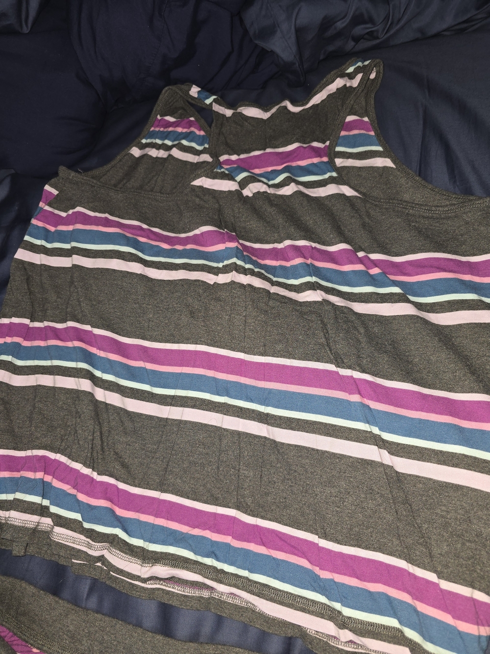 torrid Gray Sleepwear Set with Pink Trim - Picture 4 of 4